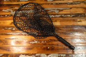 King Fisher Rubber Mesh Landing Net & Scale